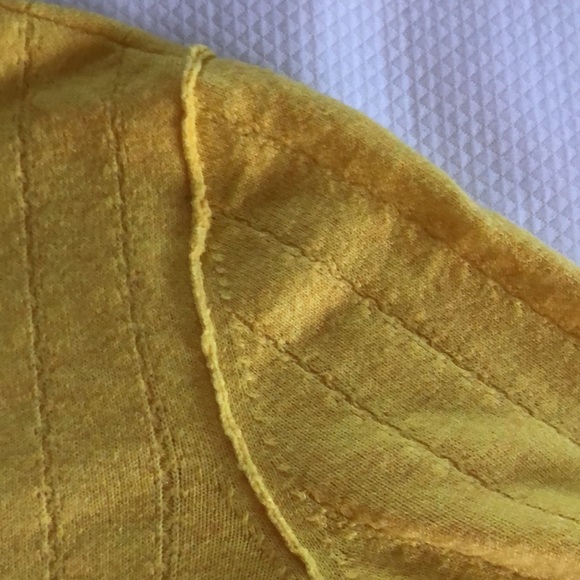 Free People Yellow Cardigan Size S - Picture 6 of 9